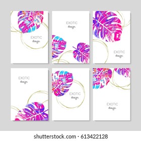 Flyer design. Fashion card.