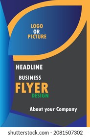 Flyer Design in Illustrator with EPS