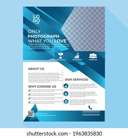 Flyer design Layout template, business flyer design Easy to use and edit.