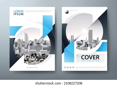 Flyer design, Leaflet cover presentation, book cover template vector.