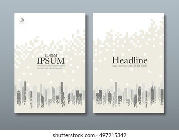 Flyer design, Leaflet cover presentation, book cover template vector, layout in A4 size.