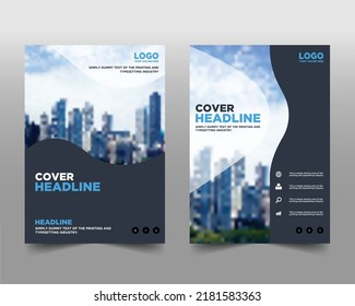 Flyer Design, Modern Business environment design, social media package, Book and magazine cover, poster and brochure, Editable Vector illustration 
