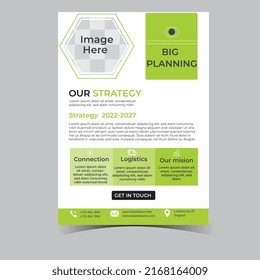 flyer design new template vector