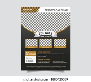 Flyer Design, Real Estate Flyer Template Fully Editable. Real Estate Agent Flyer, Poster Template, 
Creative Real Estate Agency Flyer Template Design, Corporate Business And Modern Poster Magazine.