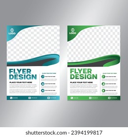 Flyer Design Sport-Vorlage Vektordesign für Broschüre, Jahresbericht, Magazin, Poster, Corporate Präsentation, Portfolio, Flyer, Infografik, Layout modern mit blauen Farbe Größe A4, leicht zu bedienen