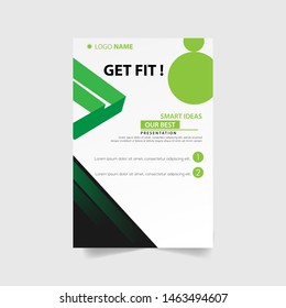 Flyer design sports invitation template.