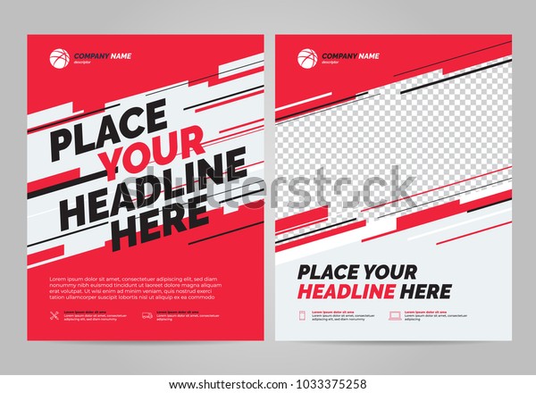 Flyer Design Sports Invitation Template Stock Vector Royalty Free