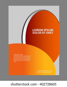 Flyer design template
