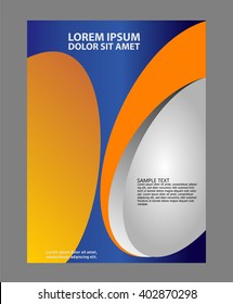 Flyer design template
