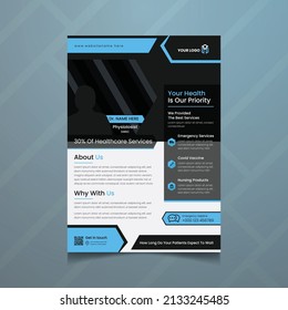 Plantilla de diseño de volante. Todos estos diseños son muy creativos y profesionales. Puede añadir o mover fácilmente cualquier cosa del diseño.