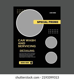 Flyer design template and banner