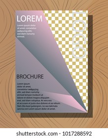 Flyer design template - brochure - annual report - cover - booklet, front and back page