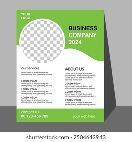 Flyer design template. Elegant brochure design templates for business flyer Template.