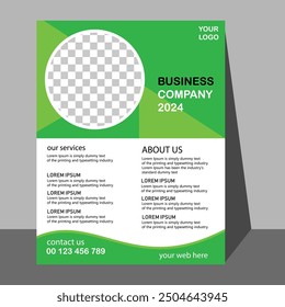 Flyer design template. Elegant brochure design templates for business flyer Template.