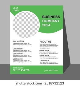 Vorlage für Flyer-Design. Elegante Vorlagen für Broschürendesigns für Unternehmen, Unternehmensprofile und Cover.