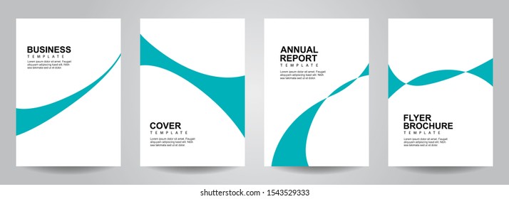 Flyer design template. Elegant Cover design templates for business, company profile, annual report, and brochure. Minimal modern leaflet layout with abstract shape. Vector illustration background