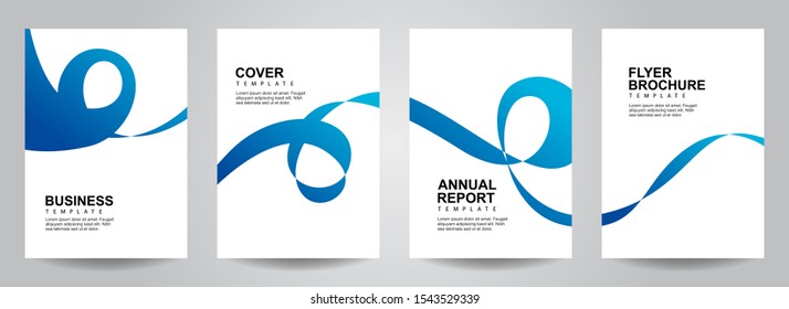 Flyer design template. Elegant Cover design templates for business, company profile, annual report, and brochure. Minimalist modern leaflet layout with abstract shape. Vector illustration background