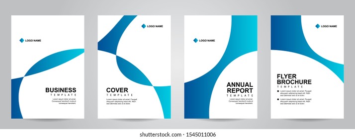Flyer design template. Elegant Cover design templates for business, company profile, annual report, and brochure. Minimalist modern leaflet layout with abstract shape. Vector illustration background