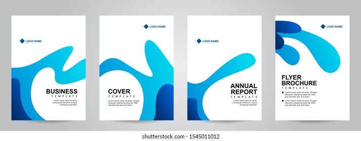 Flyer design template. Elegant Cover design templates for business, company profile, annual report, and brochure. Minimalist modern leaflet layout with abstract shape. Vector illustration background