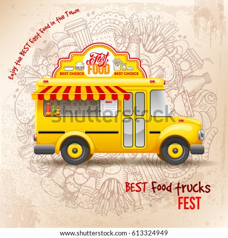 flyer design template food