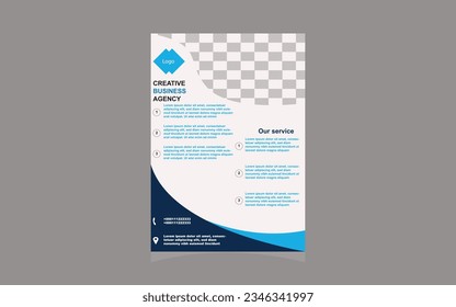 Flyer design, template design, leaflet design.