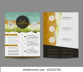 Flyer Design Template in letter size
