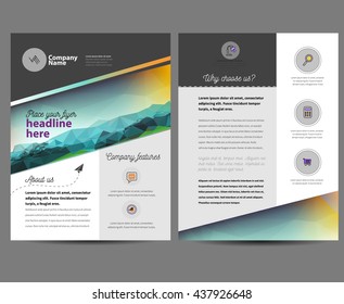 Flyer Design Template in Letter size