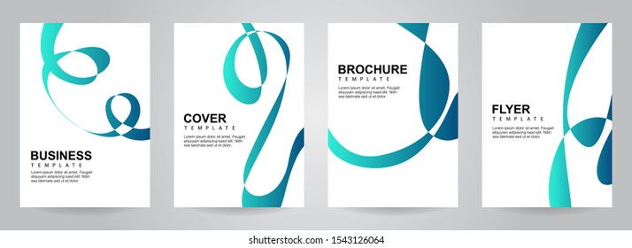 Flyer design template. Modern Cover design templates for business, company profile, annual report, and brochure. Minimalist elegant leaflet layout with abstract shape. Vector illustration background
