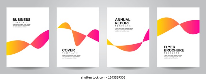 Flyer design template. Modern Cover design templates for business, company profile, annual report, and brochure. Minimalist elegant leaflet layout with abstract shape. Background Vector illustration