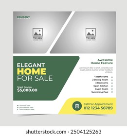 Flyer Design template, Real Estate Flyer Design bundle, property sale flyer design, flyer design for rent