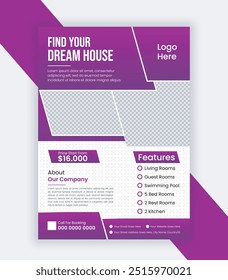Flyer Design template, Real Estate brochure Design  property sale flyer design, flyer design for rent, brochure for real estate and property business template.