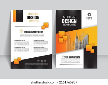 flyer design template vector, Brochure, Leaflet cover presentation abstract flat background, Corporate Book Cover Design, Annual report, Financial, business for background layout in A4 size