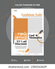 Fliegerdesign-Vorlagenvektor, Geschäftsflyer, Cover Design, Layout vollständig editierbar in A4- und A5-Größen