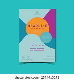 Flyer Design Template With Vector File