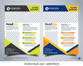 Flyer design template vector, Leaflet Design, Poster Design. Business flyer, Cover Design, layout in A4 size