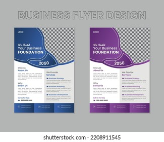 Flyer design Template,Banner ,Poster,Corporate Presentation, Business Presentation, Email Signature, Medical Flyer, Easy to use and edit, vector set.