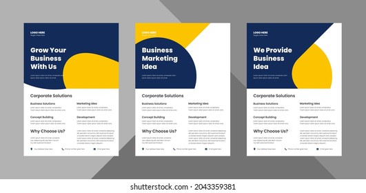 flyer design templates. business corporate flyer design ideas. poster leaflet brochure design ideas. bundle, a4 template, brochure design, cover, flyer, poster, print-ready