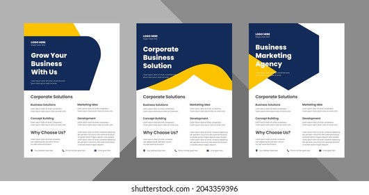 flyer design templates. business corporate flyer design ideas. poster leaflet brochure design ideas. bundle, a4 template, brochure design, cover, flyer, poster, print-ready