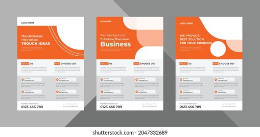 flyer design templates. business corporate flyer design ideas. poster leaflet brochure design ideas. bundle, a4 template, brochure design, cover, flyer, poster, print-ready