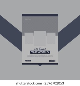 Flyer design for travel agency