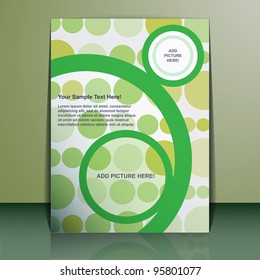 Diseño de volante, vector