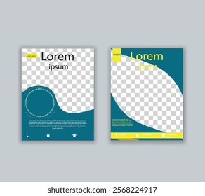 flyer design vector art template 