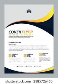 Flyer design vector banner poster