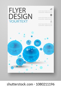 Flyer design - Vector business.  Can be use for publishing, print and  presentation. Vector. Eps 10