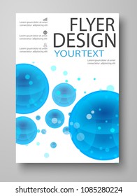 Flyer design - Vector business.  Can be use for publishing, print and  presentation. Vector. Eps 10