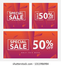 flyer discount banner