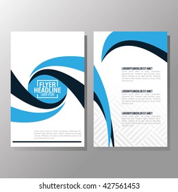 Flyer Headline design. Paper icon. Colorful design
