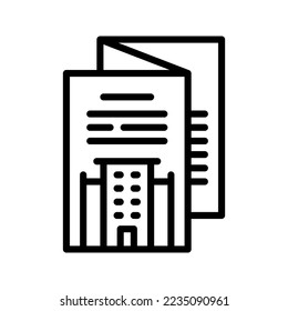 Flyer icon vector illustration logo template isolated on white background