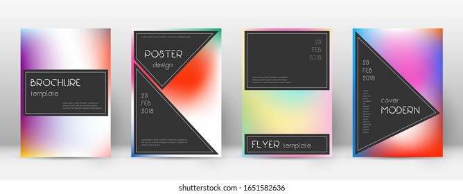 Flyer layout. Black attractive template for Brochure, Annual Report, Magazine, Poster, Corporate Presentation, Portfolio, Flyer. Actual bright cover page.