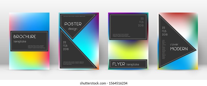Flyer layout. Black comely template for Brochure, Annual Report, Magazine, Poster, Corporate Presentation, Portfolio, Flyer. Actual bright cover page.